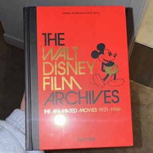 Taschen Red and Black Disney Film Archives Book